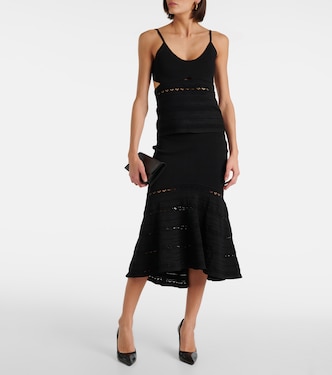 Falda midi flared | Victoria Beckham