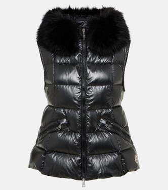 Daunenweste Anse mit Faux Fur | Moncler