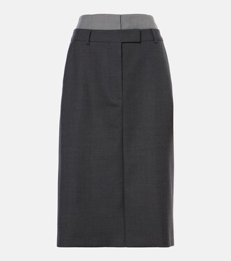 Gonna midi Alceste in lana | Sportmax