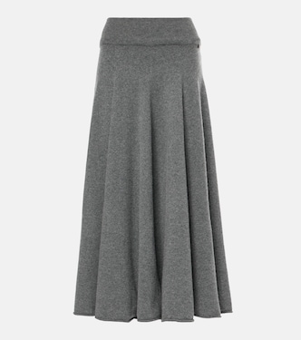 Falda N°313 Twirl de mezcla de cachemir | Extreme Cashmere