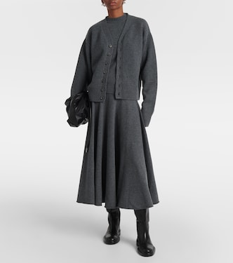 Maxirock N°313 Twirl aus einem Kaschmirgemisch | Extreme Cashmere
