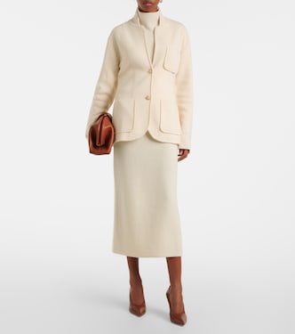 Wool and cashmere blazer | Jardin des Orangers