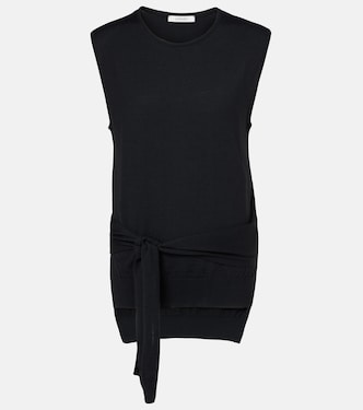 Cardigan asimmetrico in misto lana | Lemaire