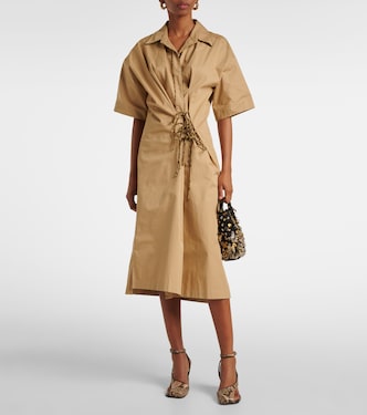 Abito a portafoglio in cotone | Dries Van Noten