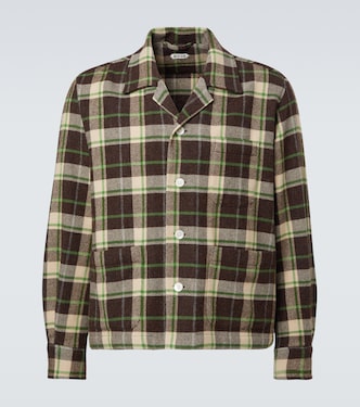 Surchemise Woodcrest en laine à carreaux | Bode