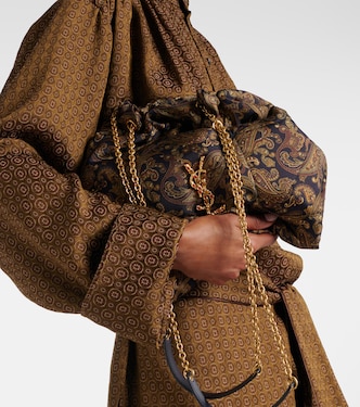 Schultertasche Jamie aus Seiden-Twill | Saint Laurent