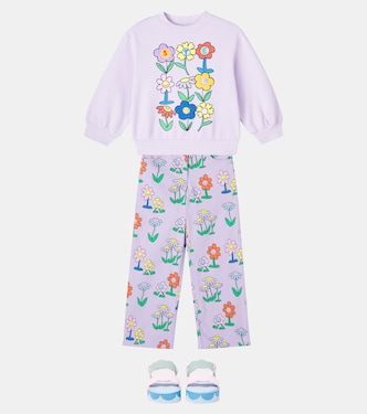 Sudadera de jersey de algodón estampado | Stella McCartney Kids