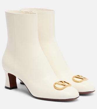 VLogo leather ankle boots | Valentino Garavani