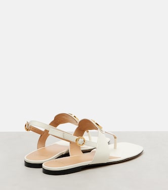 Tongs VLogo Signature en cuir | Valentino Garavani
