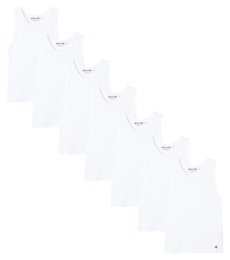 Set of 7 cotton tank tops | Bonpoint