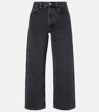 Arc cropped mid-rise wide-leg jeans | Agolde