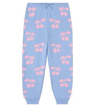 Lapis jacquard cotton sweatpants | Konges Sløjd