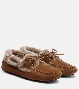 Monili suede driving shoes | Brunello Cucinelli
