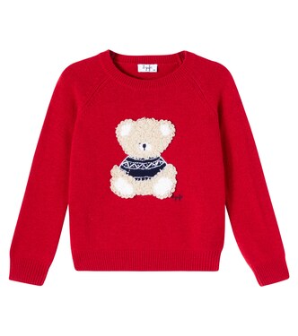 Intarsia virgin wool sweater | Il Gufo