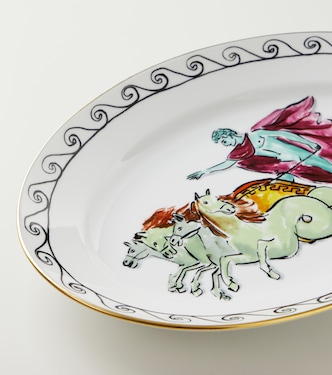 x Luke Edward Hall Il Viaggio di Nettuno porcelain platter | Ginori 1735