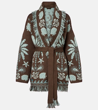 Cárdigan Echoes Of The Island de lana y algodón | Alanui