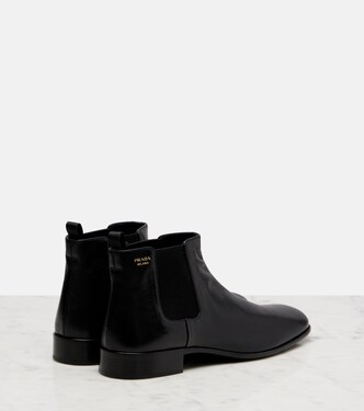 Leather Chelsea boots | Prada