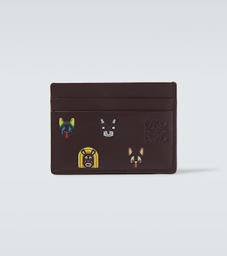 x Louis Wain leather card holder | Loewe
