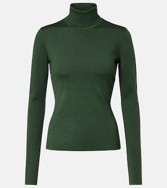 May wool, cashmere, and silk turtleneck top | Gabriela Hearst