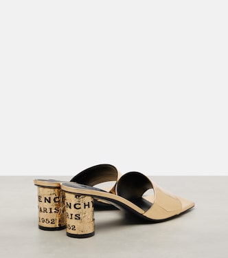 Tape 65 mirrored leather mules | Givenchy