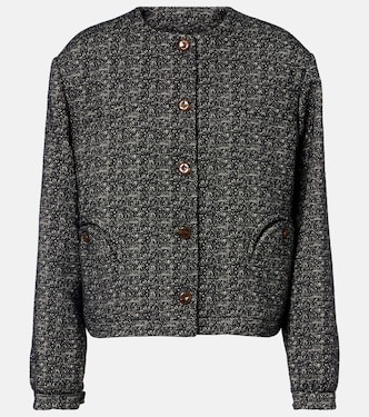 Veste Antalya mélange en coton mélangé | Blazé Milano