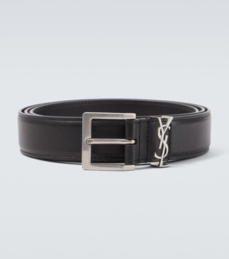 Cassandre leather belt | Saint Laurent