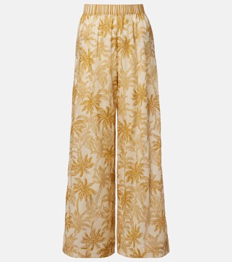 Itinerant printed cotton wide-leg pants | Eres