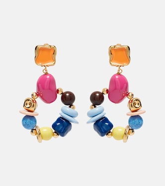 Beaded clip-on earrings | Oscar de la Renta