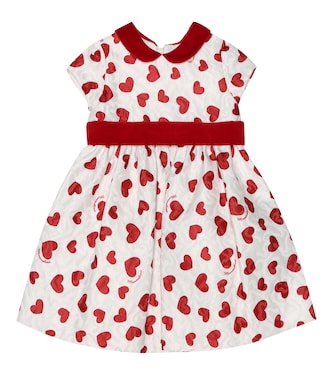 Bébé – Robe en jacquard de coton mélangé | Monnalisa