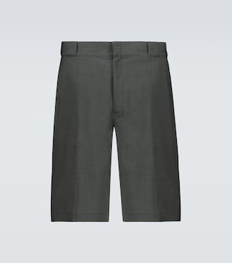 Bermuda-Shorts aus Schurwolle | Prada