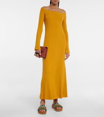 Robe longue en laine et cachemire | Chloé