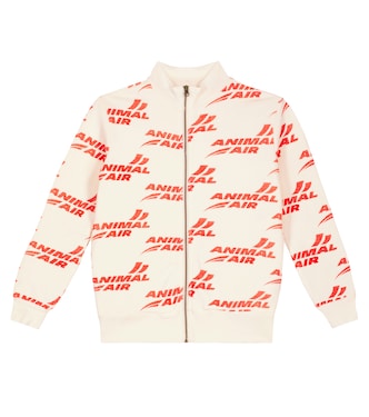 Zebra logo cotton track jacket | The Animals Observatory