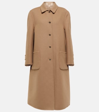 Cappotto in lana e seta | Gucci