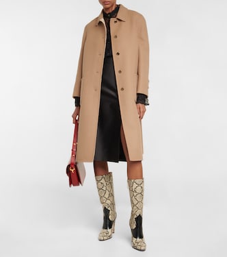 Cappotto in lana e seta | Gucci