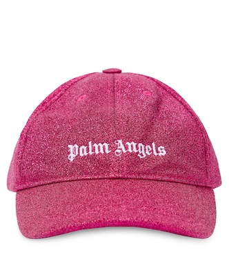 Logo-embroidered metallic cap | Palm Angels Kids