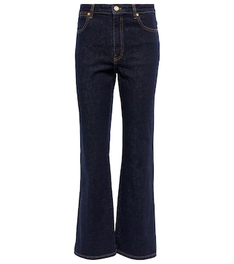 Jeans rectos Duke Denim de tiro medio | Joseph