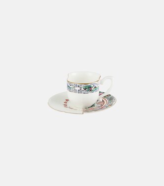 Hybrid Tamara espresso cup and saucer set | Seletti
