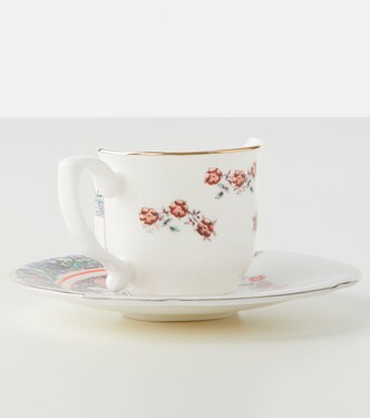 Hybrid Tamara espresso cup and saucer set | Seletti