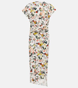 Floral jersey midi dress | Rabanne