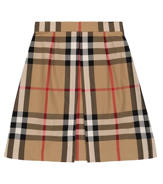 Falda Vintage Check de popelín algodón | Burberry Kids
