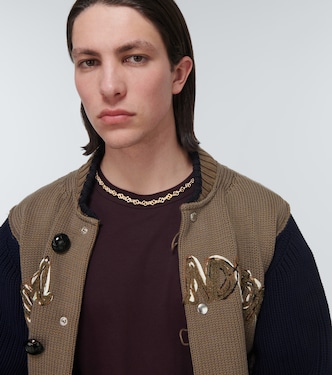 Choker de cadena bañado en oro | Sacai