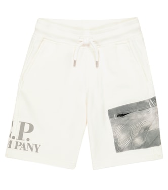 Shorts in cotone con stampa | C.P. Company Kids