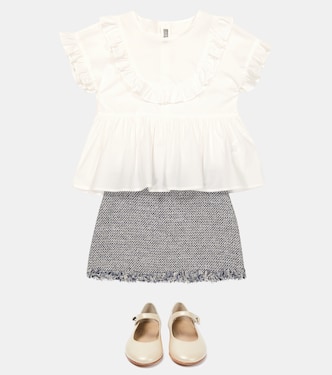 Bluse aus Popeline | Il Gufo