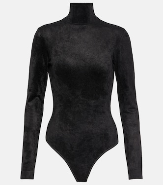 Body in velluto a collo alto | Alaïa