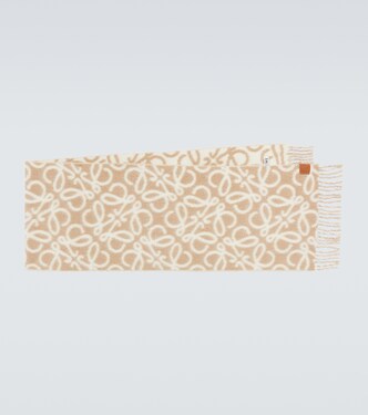 Sciarpa Anagram in misto alpaca e lana | Loewe