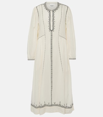 Robe midi Pippa brodée en coton | Marant Etoile