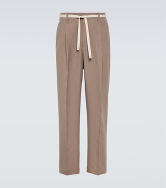 Linen straight pants | Zegna