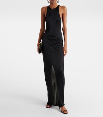 Sandali Jaspe 55 in crêpe di raso | Saint Laurent