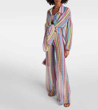 Camisa de algodón y seda en zigzag | Missoni