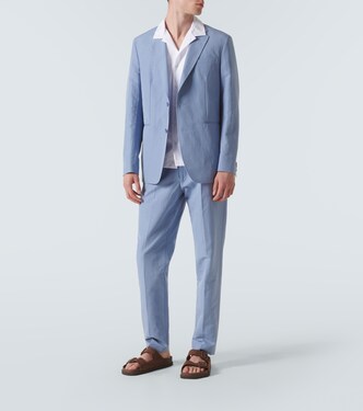 Blazer Springfield de lino y algodón | Orlebar Brown